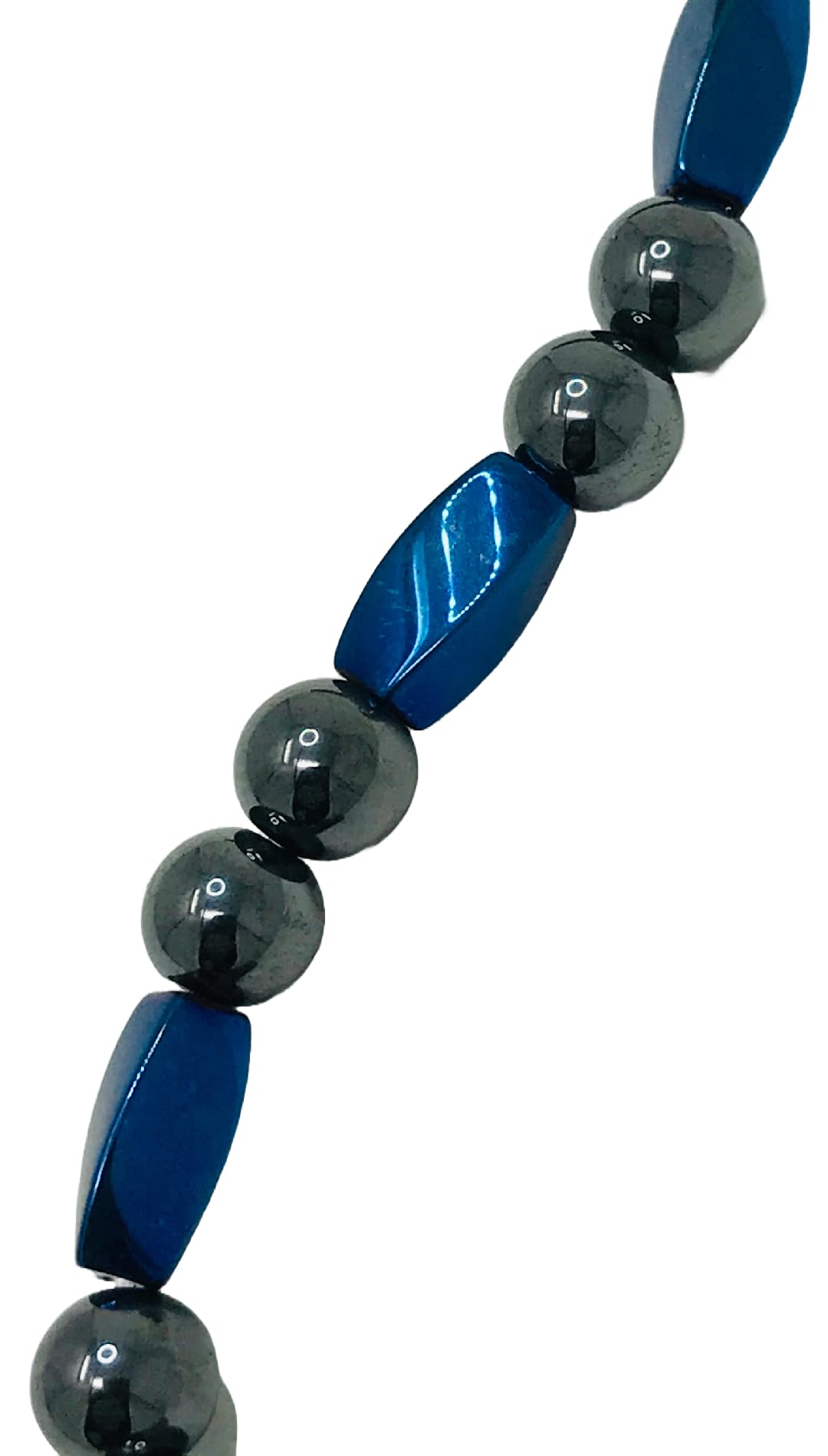 High Power Magnetic Hematite Bracelet (8.75 Inches)