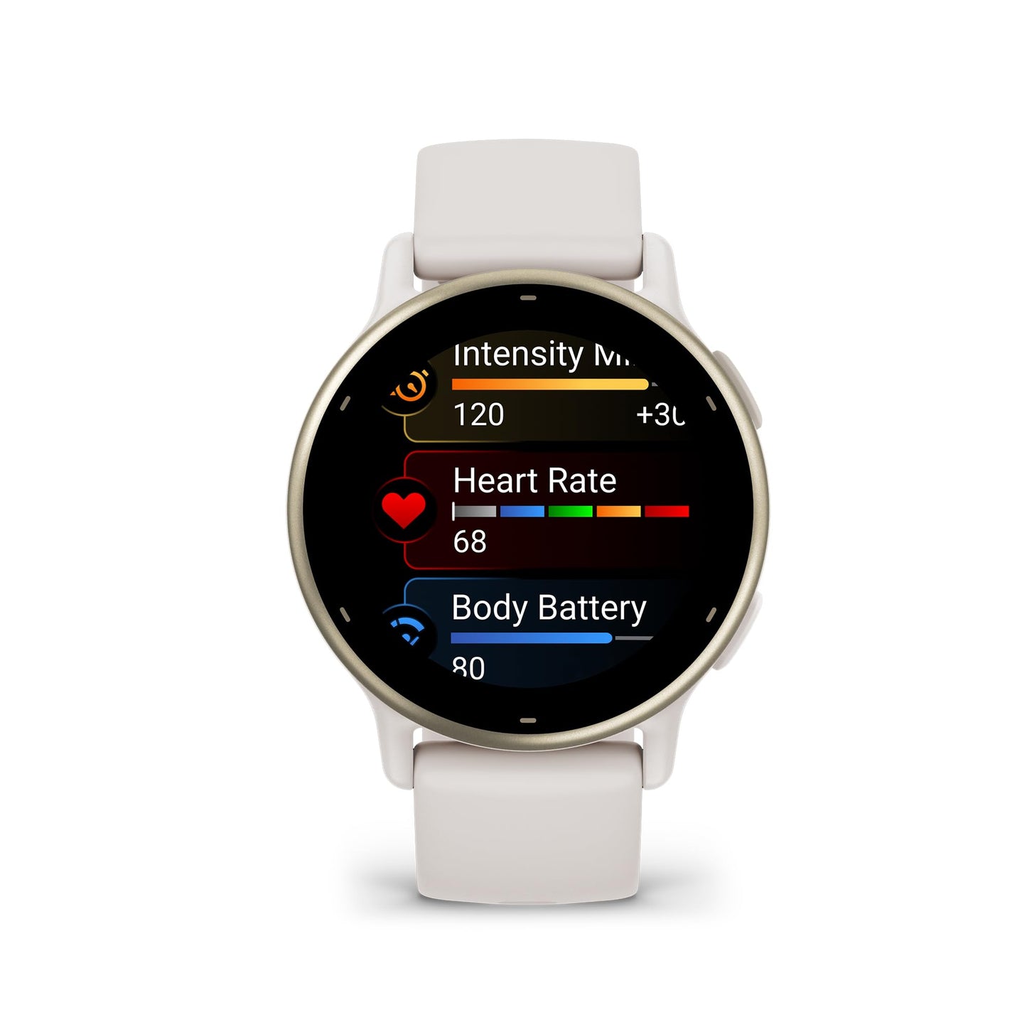 Garmin vívoactive 5, Health and Fitness GPS Smartwatch, AMOLED Display, Up to 11 Days of Battery, Ivory