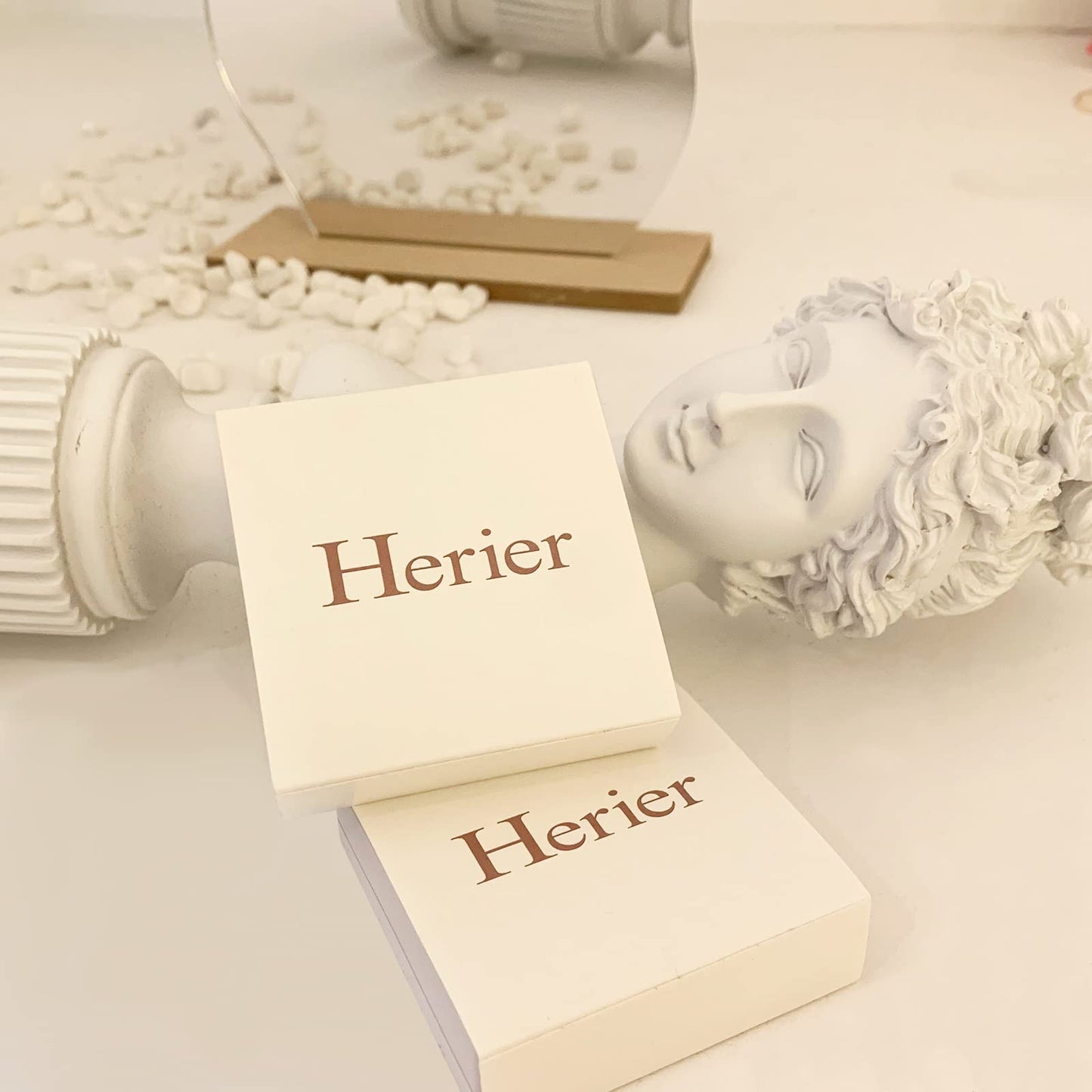 HERIER Gold Bangle Bracelets Stack for Women Trendy 14K Gold Plated Paperclip Chain Bracelets Set Jewelry for Women Non Tarnish