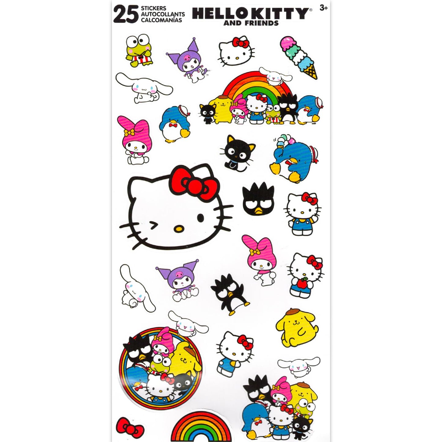 Sanrio Folders for School - Bundle with 4 Plastic Folders Featuring My Melody, Kuromi, Cinnammoroll, Pochacco Plus Stickers, More | Sanrio School Supplies for Girls