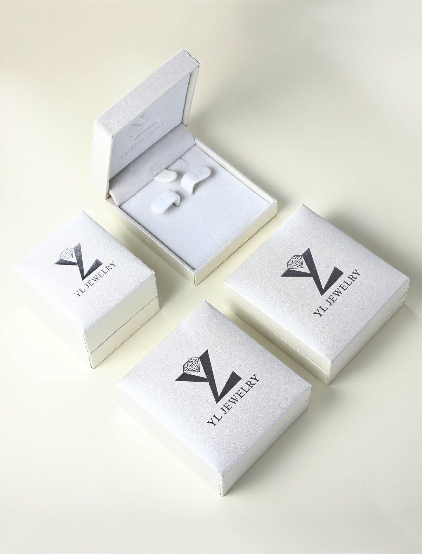 YL Solitaire Dangle Drop Earrings 925 Sterling Silver Leverback Earrings 8X10MM Square Created Aquamarine Jewelry