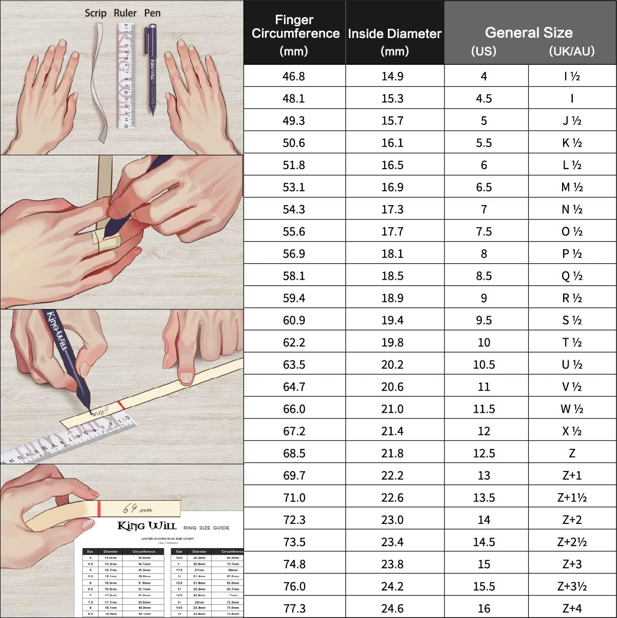 King Will Mens Silver 8mm Groove Spinner Rings Stainless Steel Anxiety Fidget Ring for Women Men Polish Thin Line Groove Wedding Band Fidget Ring Matte Brushed Comfort Fit 13