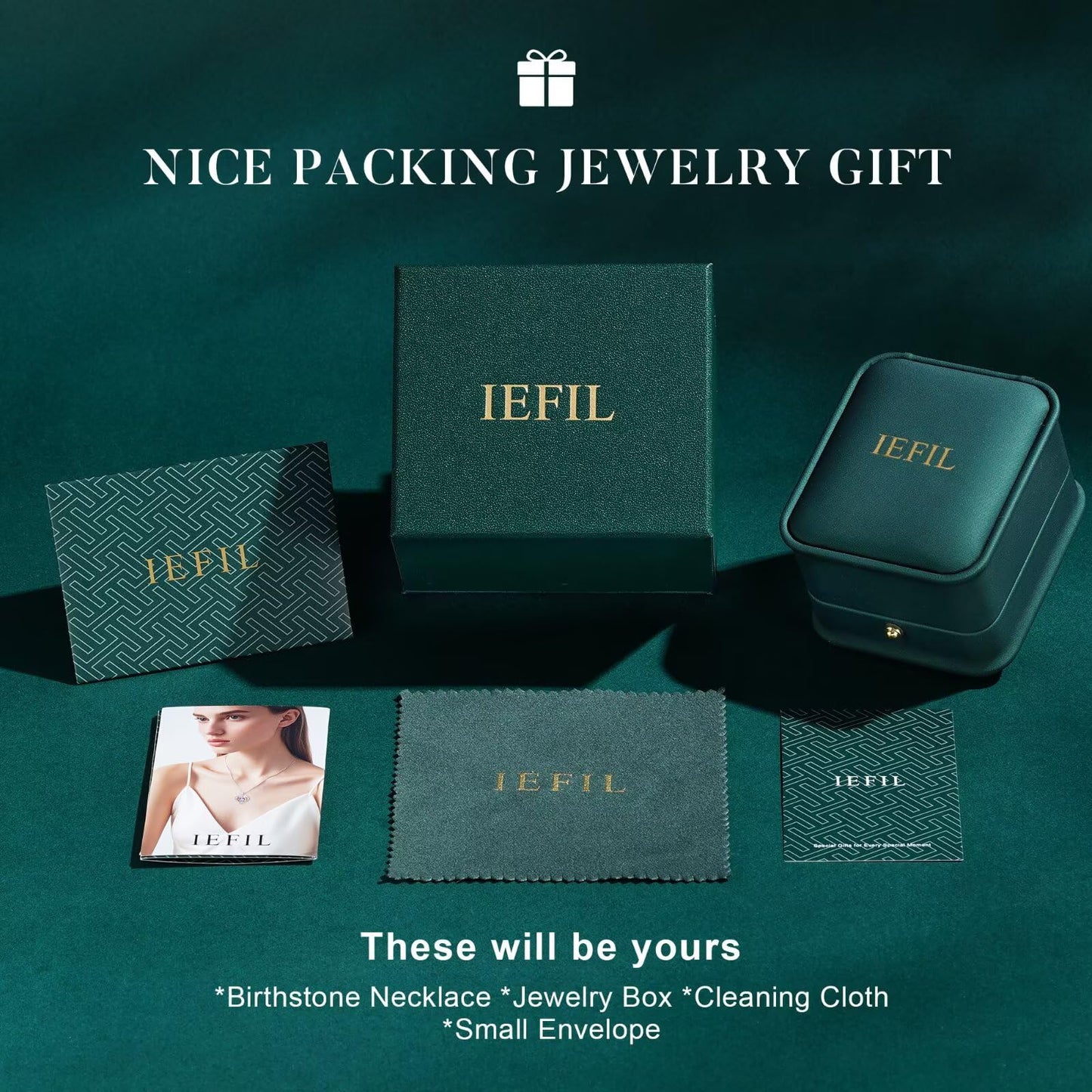 Iefil Mothers Day Gifts for Mom - First Time Mom Gifts | Sunflower Birthstone Necklaces, Simulated Emerald Cross Necklace for Women