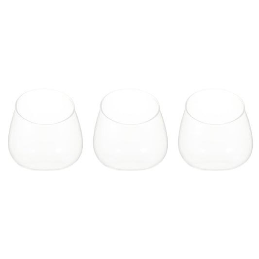 GANAZONO Landscape Bottle Decoration 3 Pack Glass Vase for Plants Miniature Ornament
