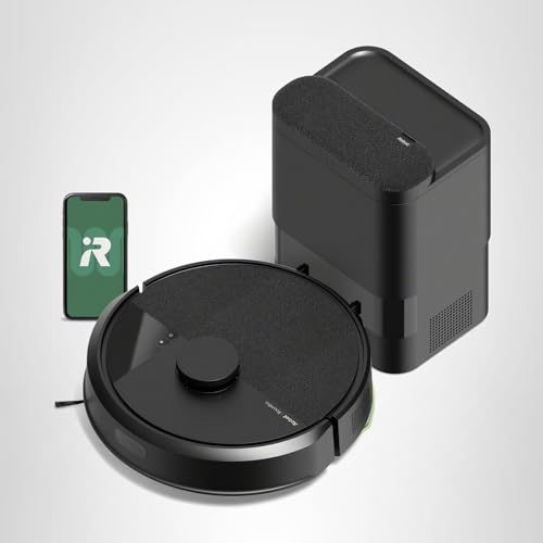 iRobot Roomba 105 Vac Robot Vacuum with AutoEmpty Dock - Self-Empties for 75 Days, Easy to use, Intense Power-Lifting Suction, LiDAR Navigation, Multi-Surface Cleaning, Cleans in Neat Rows