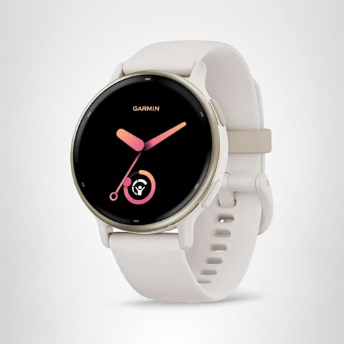Garmin vívoactive 5, Health and Fitness GPS Smartwatch, AMOLED Display, Up to 11 Days of Battery, Ivory