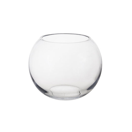 Mega Vases Bubble Fish Bowl Vase 7 Inch x 5.75 Inch, Decorative Clear Glass with Sturdy Base, Wedding Centerpieces, Flower Bouquets, Home Décor, Celebrations, Parties, Event Planning, Arts & Crafts