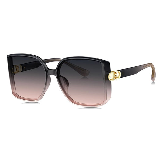 BOLON Women Square Oversized Wrap-around Trendy Sunglasses BL5083 Westminster 59mm, Exclusive Eyewear Brand of EssilorLuxottica