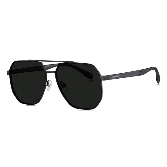 BOLON Men Women Classic Aviator Polarized Sunglasses BL7199 Ashfield 60mm, Exclusive Eyewear Brand of EssilorLuxottica