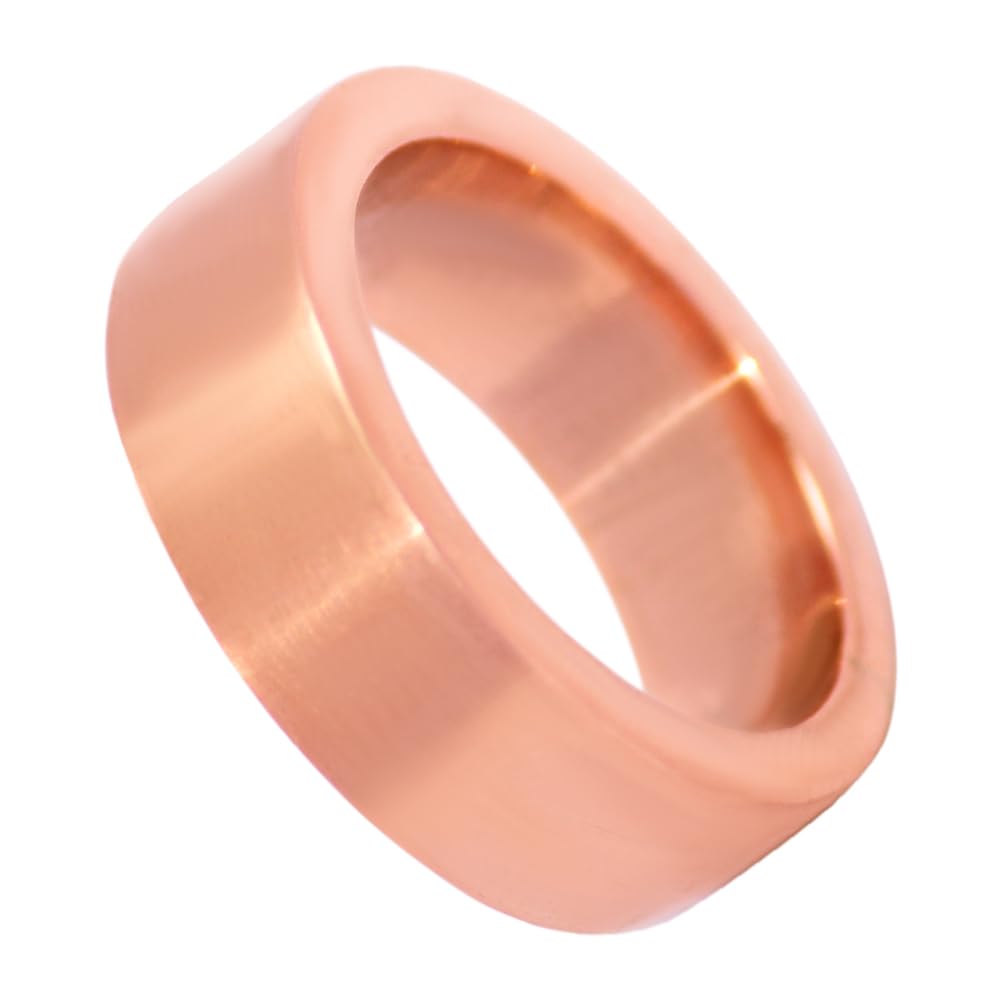 Krishnaa Jewels Pure Copper Handmade 2mm Heavy Thick Band Ring Ethnic Gift Jewelry for Men and Women (13)