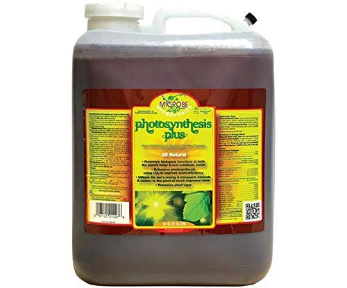 Microbe Life Hydroponics Premium Organic Photosynthesis Plus to Grow Fruits, Vegetables, and Herbs, Use with Any Feeding Systems Including Hydroponics or Soil, 5 Gallons