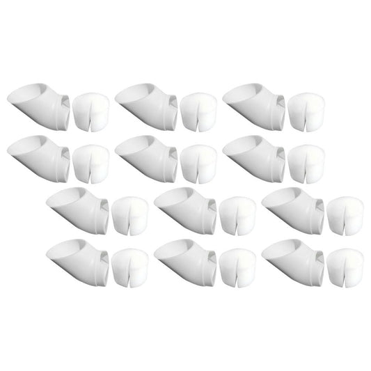 FONDOTIN Hydroponic Planting Cups 2.83 X 1.49 Inch Reusable Plastic Garden Containers with for Vertical Hydroponics Tower Indoor Balcony Soilless Vegetable Cultivation