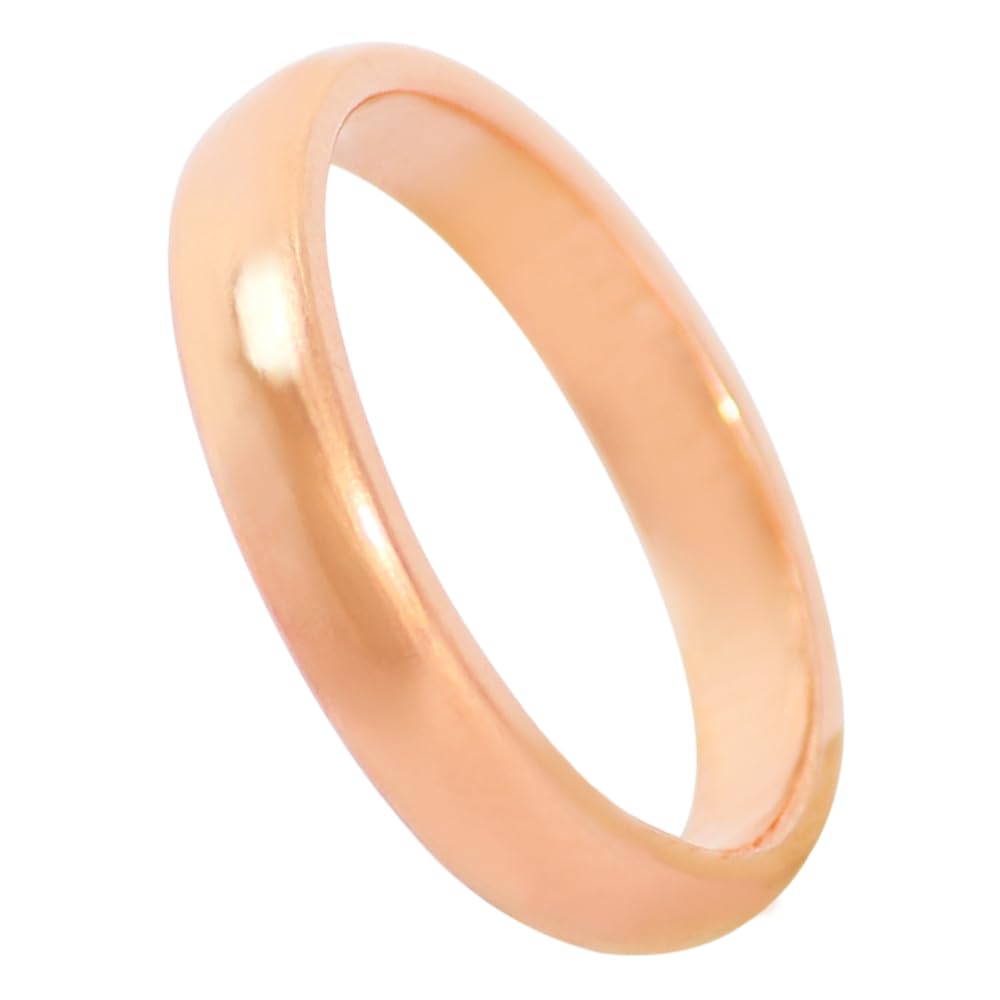 Krishnaa Jewels Pure Copper Handmade Classic Band Ring Ethnic Gift Jewelry for Men and Women (4)
