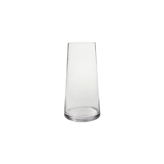 WGV Tapered Glass Vase, Width 4.75", Height 8.5", (Multiple Sizes Choices) Clear Taper Up Cylinder Floral Planter Bouquet Centerpiece for Wedding Event Home Decor, 1 Piece (VTC7408)