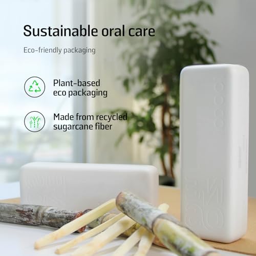 Soocas NEOS II - Electric Toothbrush with Water Flosser, Sonic Electric Toothbrush for Adults, Cordless Water Flosser for Travel, Portable Oral Irrigator, Up to 100% Plaque Removal, Pearl White