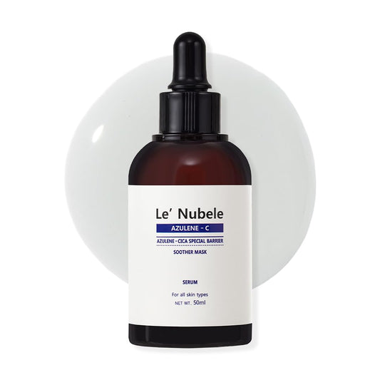 Le Nubele Azulene-Cica Soother Mask Serum 50ml | Korean Skincare for Sensitive Skin, Hydration & Barrier Care