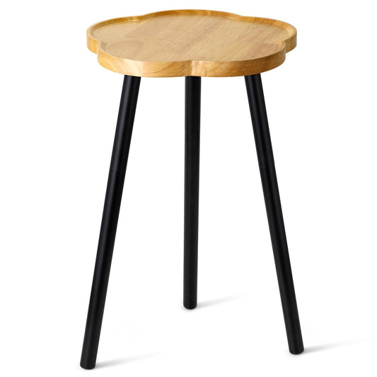 KINNARY Plant Stand Indoor, Wood Plant Table Plant Holder with Raised Design,Heavy Duty Metal Flower Pot Stand, Mid Century Modern Home Decor Small Side End Table（Clr.3-Flower 20" H）