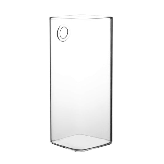 Kuuleyn Hanging Glass Vase, Glass Vase for Plants and Flowers, Flower Planter Wall Hydroponic Aquarium Container Home Decor (Long Tube Shape)