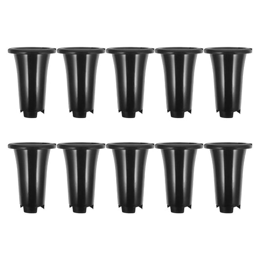 Mipcase 10Pcs Orchid Nursery Pots with Drainage Holes Plastic Plant Nursery Containers 7.67X5.31X5.31In for Indoor Outdoor Succulent Growing and Repotting