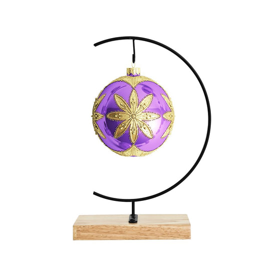 CXLE Ornament Display Stand - Iron Pothook Stand for Hanging Glass Globe, Air Plant Terrarium, Witch Ball, Christmas Ornament and Home Wedding Decoration