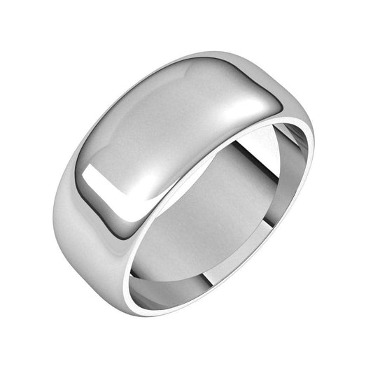 Sonia Jewels Solid 925 Sterling Silver 8mm Wedding Band Ring Mens Heavy Thick Classic Plain Traditional - Size 11
