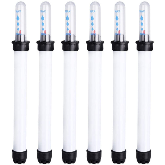 Veemoon 6pcs Plant Pot Water Level Indicator, Flower Pot Water Reminder Plant Moisture Meter Display Gauge for Planter System (180ml,7.8inch)
