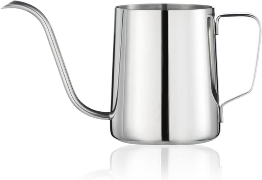 Small Watering Can for Indoor Plants, Mini Indoor Watering Can with Long Spout and Handle 12 Oz / 350 ml Rust-Proof 304 Stainless Steel Material