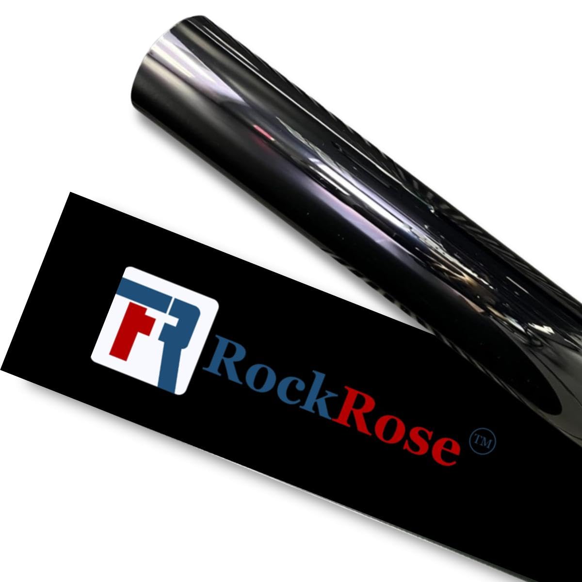 RockRose 5% Nano Ceramic Car Window Tint 24 in x 100FT 2PLY Privacy Film Heat Block, 99% UVR, and 85% IRR Block for Auto or Home Strong Adhesive, Easy Shrink, Plotter Friendly - Charcoal