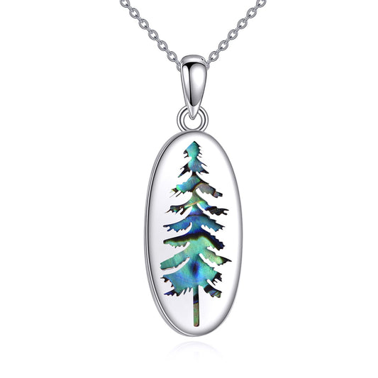 YFN Mountain Necklace for Women Sterling Silver Nature Jewelry Gift for Skiers, Hikers, Campers, Climbers and Nature Lovers