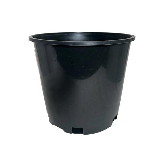 3 Gallon Nursery Pots - Professional Heavy Duty Injection Molded Plastic Plant Pots with Drainage Holes – 11 Inch Round Flower Pots for Shrubs, Perennials & Tropicals – Stackable (10)