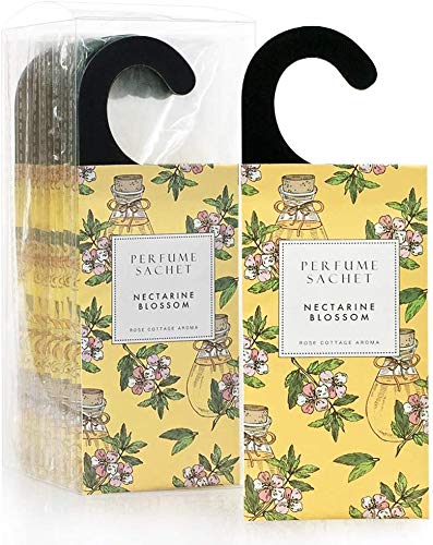 Large 12 Packs Lavender Hanging Closet Deodorizer Air Freshener Long Lasting Scented Sachets Smell Goods for House