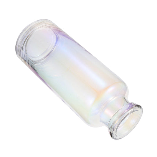 KESYOO Colorful Glass Vase Small Mouth Hydroponic Plant Terrarium Desktop Planter for Home and Garden Decoration
