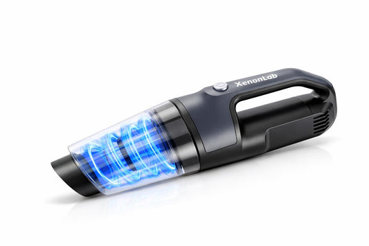 XenonLab Handheld Vacuum Cordless 1.1 Pounds Car Vac 10000PA Hand Held Vacuums 4-in-1 Hand Vac Cordless Rechargeable HEPA Filter Large Capacity Dust Cup for Car Office Home Pets Hair (Gray)