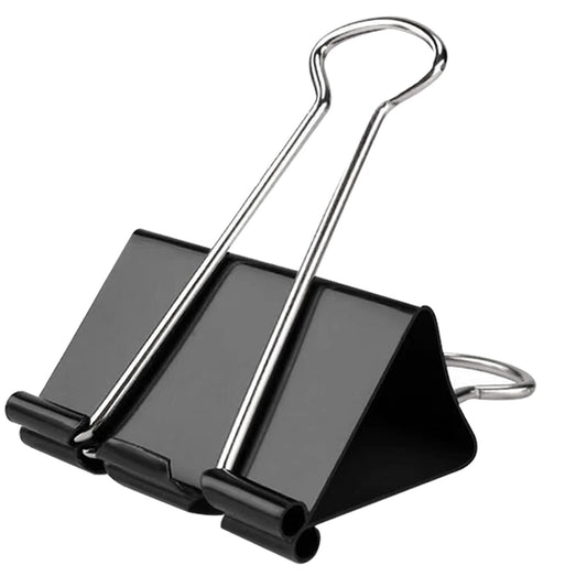 50 Pack Extra Large Binder Clips 2.4 Inch, Upgrade Large Binder Clips Big Paper Clips Clamps for Office and Home Supplies, Black