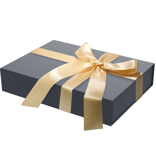 Gift Box 11.5 x 8.2 x 2.3 In Gift Boxes for Presents Magnetic Closure, Gift Boxes with Lids for Presents Birthday Luxury Jewelry T-shirts Gloves Scarves Books Clothes Gift Wrap - Gentleman Blue
