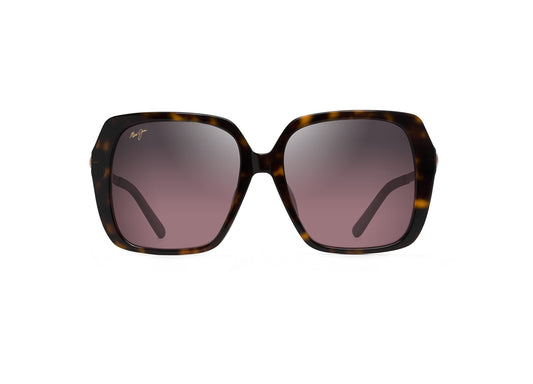 Maui Jim Women's Poolside Polarized Fashion Sunglasses, Tortoise/Maui Rose®, Medium