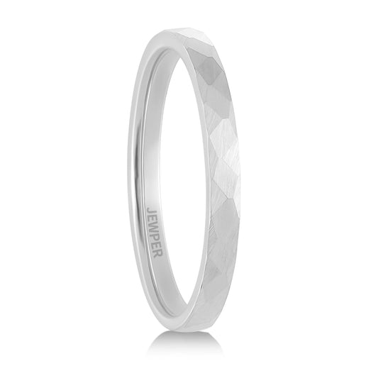 JEWPER 2/4/6/8mm Black/silver/gold Tungsten Rings for Men Womens Couple Fashion Jewelry Promise Engagement Wedding Band Hammered Inner ring inlaid with olive wood Carbide Polished Edge Comfort Fit