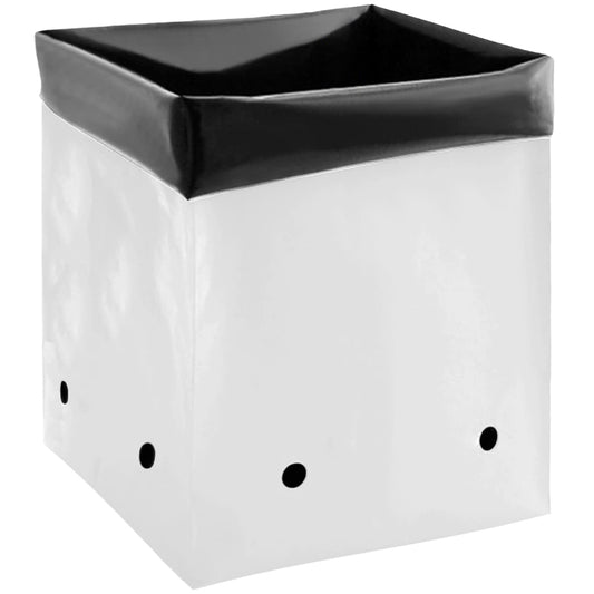 Grow1 20 Gallon Grow Bags (10 Pack) Black and White Poly Bags for Plants, Perfect for Plant Nursery Bags, Tree Grow Bags & Greenhouse Grow Bags, 20 Gallon Pots for Plants