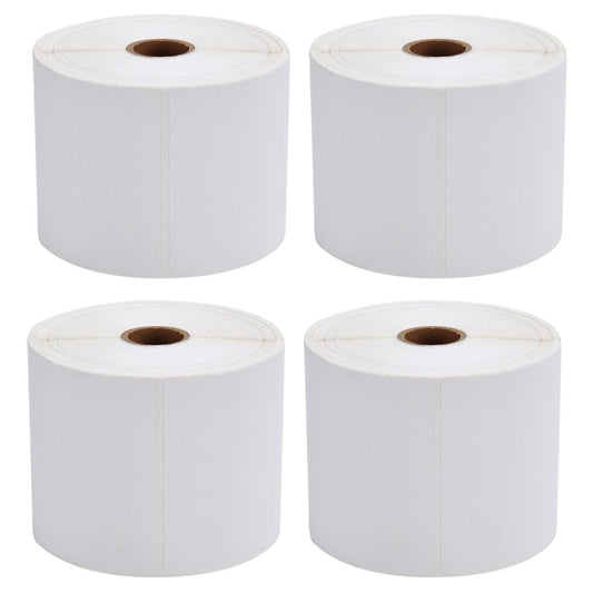 MFLABEL 4x6 Direct Thermal Shipping Labels - 4 Rolls of 450 Labels/Roll, Compatible with Zebra 2844/ZP450/ZP500/ZP505, USPS/FedEx/UPS/Amazon Shipping, Smudge-Resistant & Permanent Adhesive