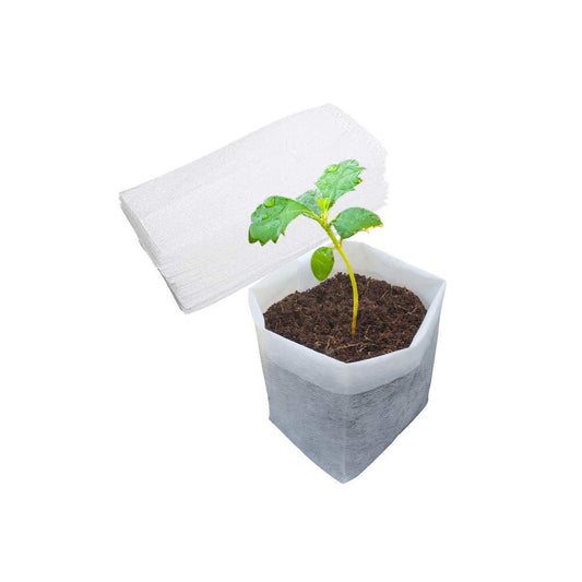 Belit 50 Pcs Non-Woven Plant Nursery Bags, Seedling Pots Container for Vegetable, Flower, Starting saplings, Plant Grow (11.6"x11.2")
