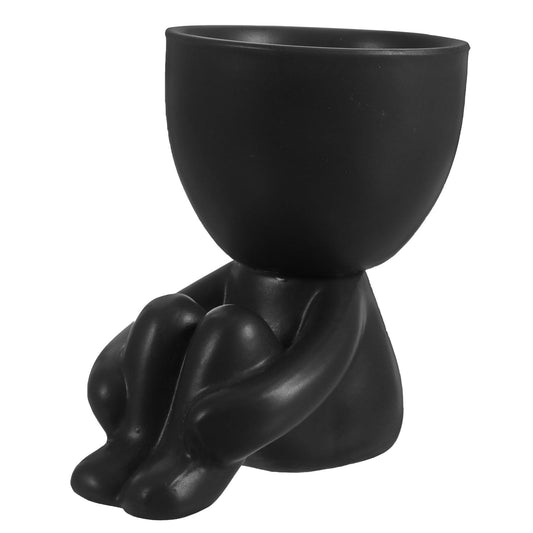 KESYOO Creative Ceramic Succulent Plant Pot with Modern Design Flower Holder Container for Indoor Outdoor Garden Gift for Plant Lovers and Succulent Enthusiasts