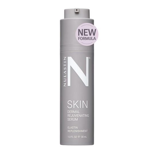 NULASTIN Dermal Rejuvenating Peptide Face Serum for Women with Elastin - Firming, Anti Aging, Barrier Repair, Plumping Hydrating Serum Sensitive & Mature Skin - Vegan, 1 Fl Oz