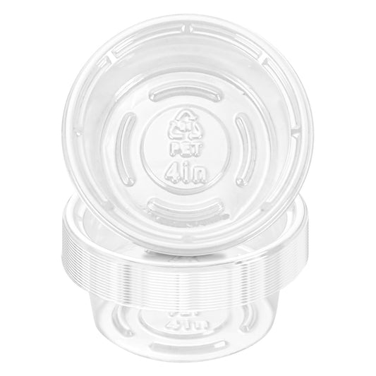 Plant Saucer 50 Pack Plant Trays for Pots 4 Inch Plastic Plant Saucers for Outdoors and Indoors Clear Drip Trays for Potted Plants Flower Pot Plates to Catch Water Plant Drainage Dishes No Holes