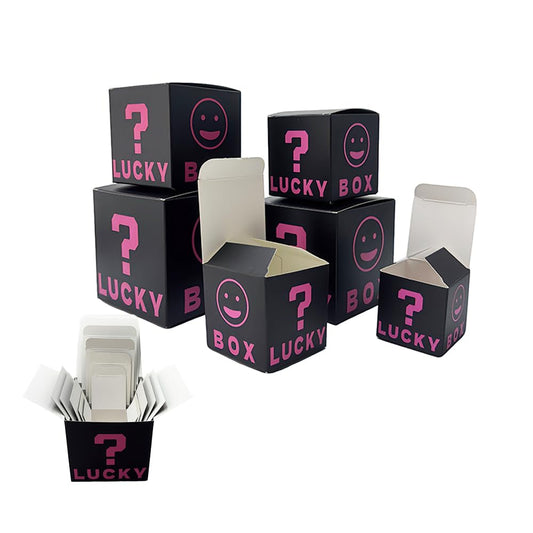 Ketifertic 6 PCS Colorful Nesting Boxes Assorted Sizes, Prank Gift Box, Stackable Surprise Lucky Box Funny Gag Gift for Birthday Weddings Anniversaries Christmas, 2-3.9 Inch