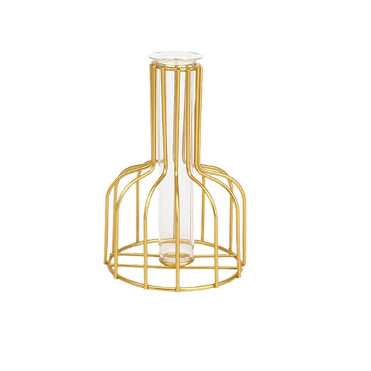 1pc Planter Bulb Desktop Planter Vase Flower Vase Glass Tube Glass s Desktop Plant Terrarium Dinner Table Decor Plants Decor Iron Crafts Birthday Present Dining Table