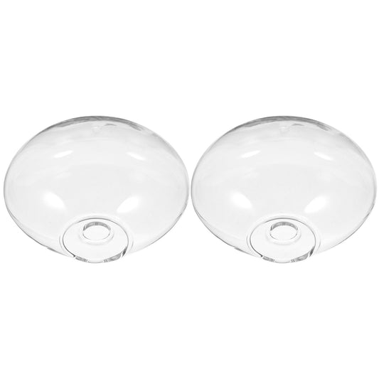 MUSISALY 2pcs Wall Hanging Glass Vase Hydroponic Planter Glass Terrarium for Indoor Plants Home Décor