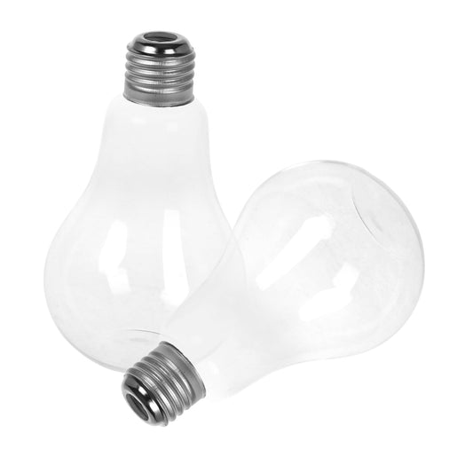 OHPHCALL 2pcs Hanging Glass Vase Hyacinth Vase Light Bulb Glass Bottle Planter Desk Planter Holder for Home Decor