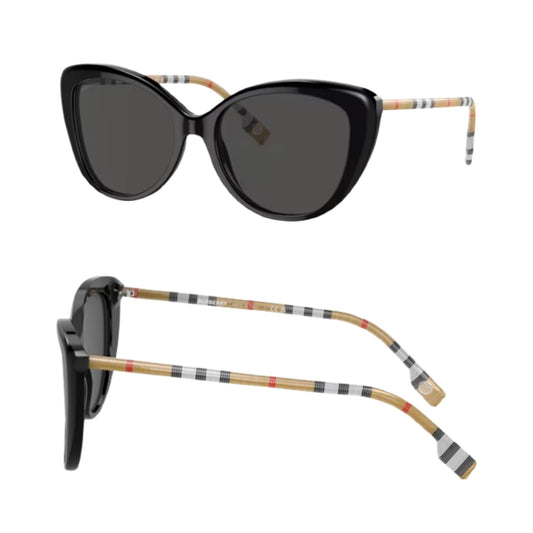 BURBERRY BE4407 Cat eye Shape Acetate Sunglasses with Luxury Eyewear Kit