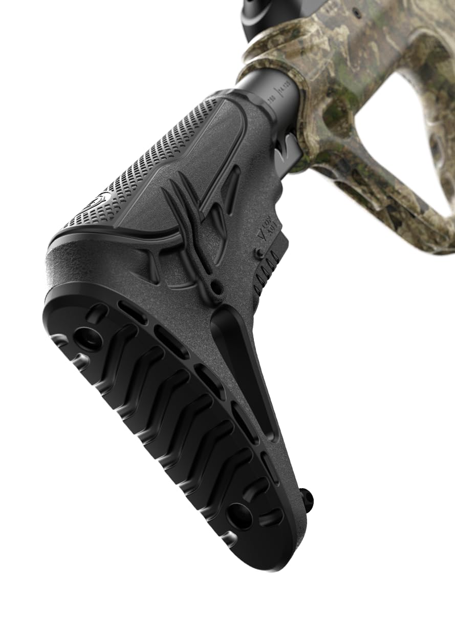 Barnett Expedition 385 Hunting Crossbow - Compact, Fast 385fps, Adjustable Butt Stock, Veil Camo, Triggertech Trigger, 4x32 Scope, Aluminum Flight Track, Headhunter Bolts, with CCD.