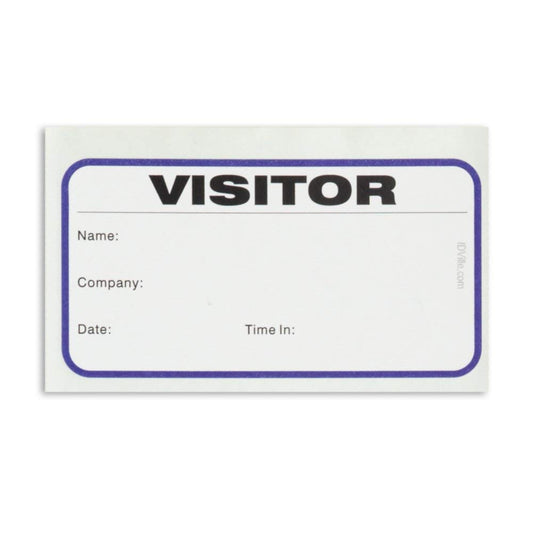 Visitor Log Book, Spiral-Bound Visitor Badges, Guest Register Book, Carbon Copy - 150 Badges